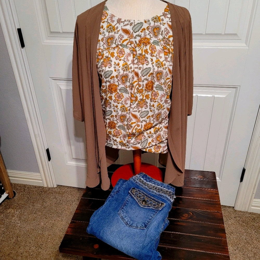 Brown cover up new with tags